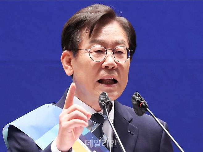 더불어민주당 8·28 전당대회 당대표 후보인 이재명 의원 ⓒ데일리안 홍금표 기자
