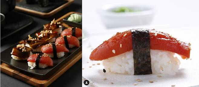토마토를 기반으로 한 미믹씨푸드(Mimic Seafood)의 대체 해산물 생참치 [미믹씨푸드 인스타그램]