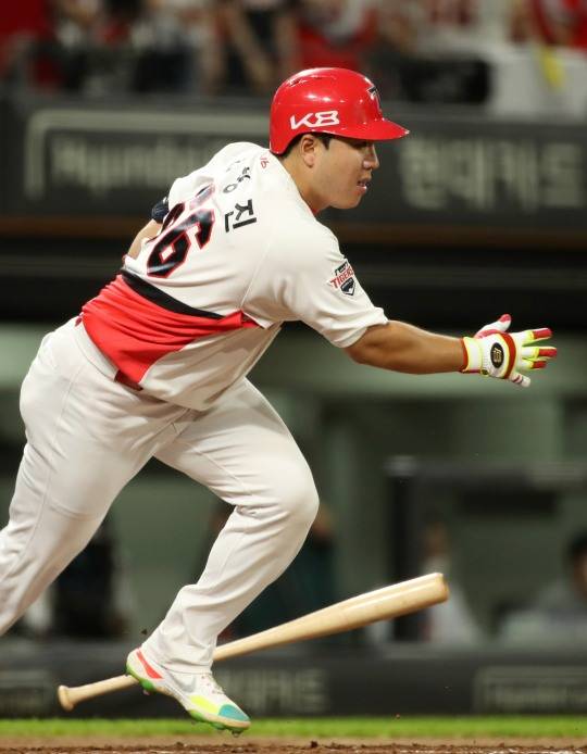 KBO 7월 MVP 이창진[연합뉴스]