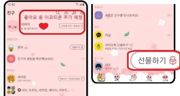 개인 프로필 영역은 인스타그램, 페이스북처럼 '좋아요'를 누르고 소셜네트워크서비스(SNS)처럼 일상을 공유하는 기능이 강화된다. 사진=카카오톡 홈페이지
