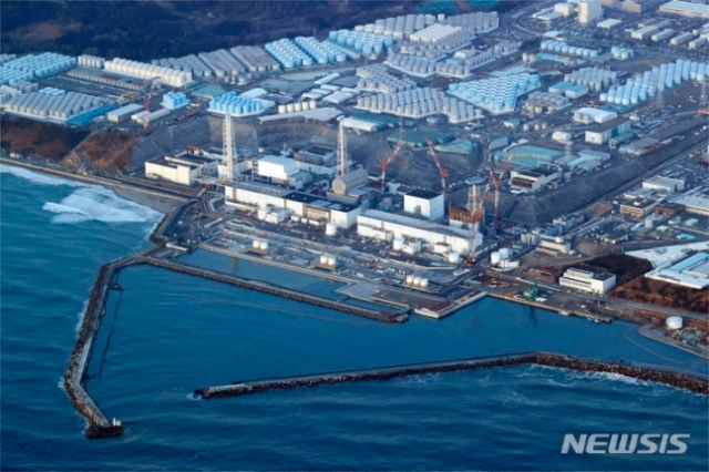 일본 후쿠시마현 오쿠마초에 있는 후쿠시마 제1 원자력발전소 전경. 뉴시스