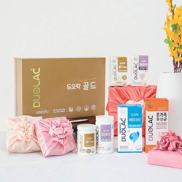 마이크로바이옴 전문기업 쎌바이오텍이 전개하고 있는 ‘100% 한국산 프리미엄 유산균, 듀오락’ 브랜드의 제품들. 쎌바이오텍 제공