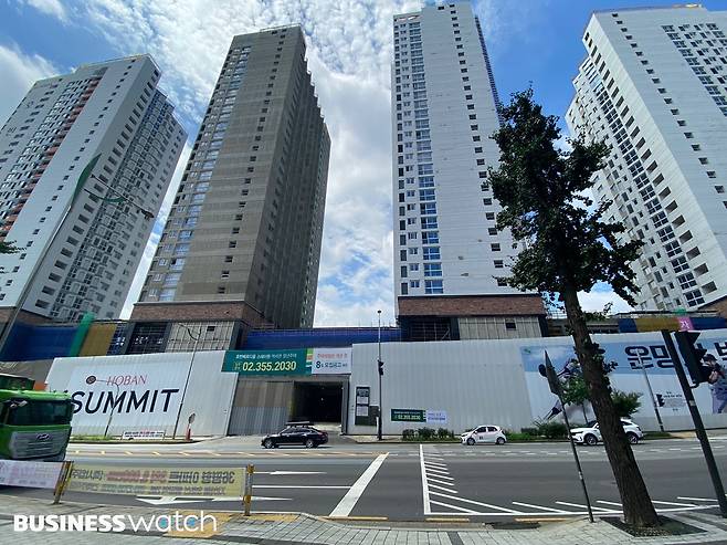 은평구 호반베르디움 스테이원 역세권 청년주택 외관/ 사진=송재민 기자 makmin@