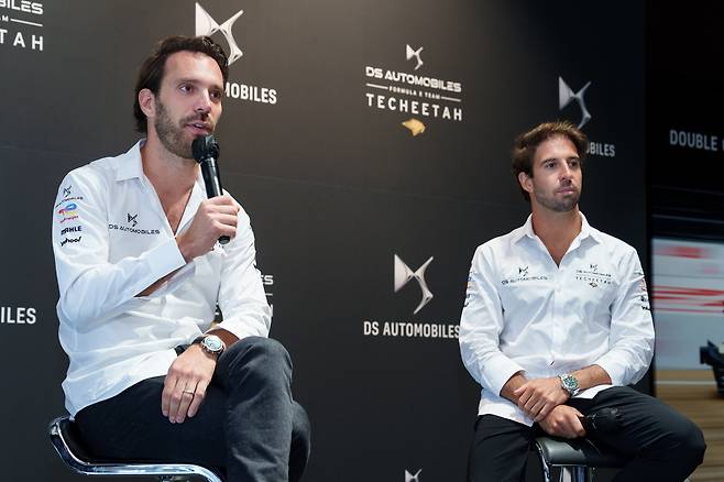 DS Techeetah team racers Jean-Eric Vergne (left) and Antonio Felix da Costa (right). (DS Automobiles)