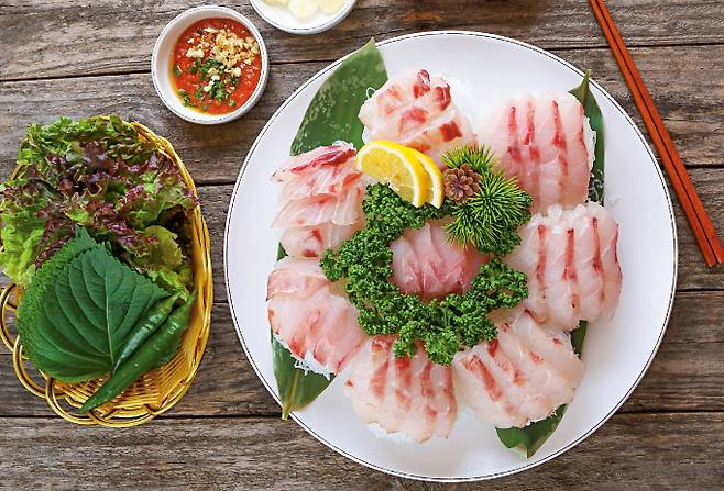 마실의 민어 요리./사진=다이어리알