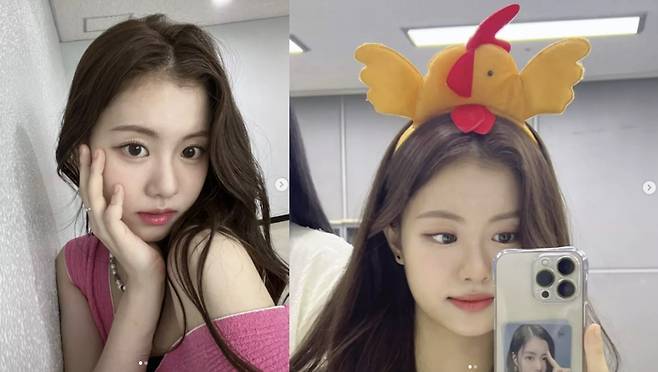 여성 그룹 르세라핌 멤버 사절의 김가람. 르세라핌 인스타그램