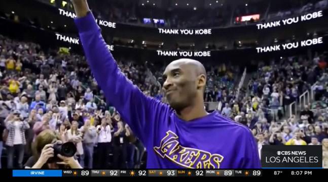 지난 2020년 헬기사고로 세상을 떠난 故 코비 브라이언트의 생전 모습. 출처 | CBS뉴스