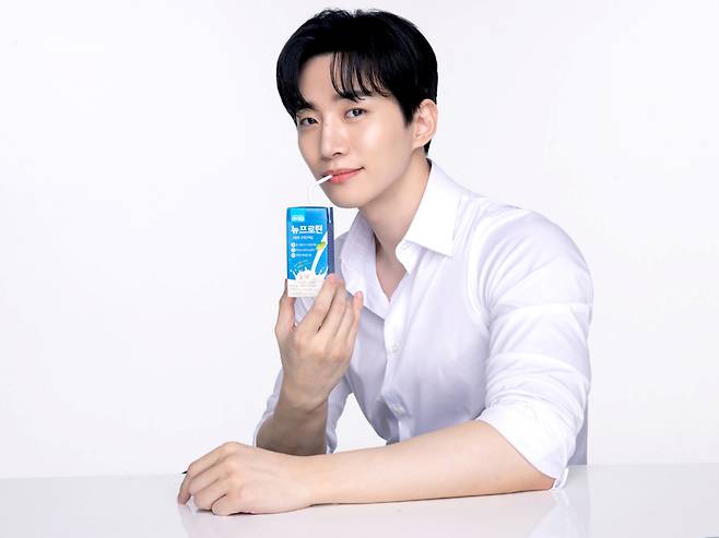 마이밀 '마시는 뉴프로틴'과 함께한 모델 이준호 이미지