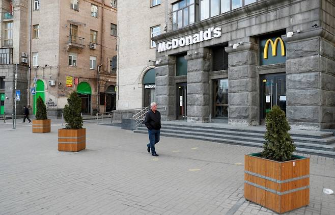 우크라이나 키이우의 한 맥도날드 매장 /로이터=뉴스1