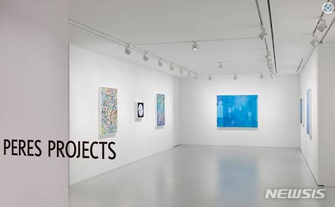 [서울=뉴시스]신라호텔 지하에 위치한 페레스프로젝트 갤러리 전시장