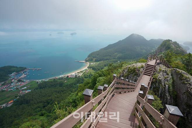 지리산에서 바라본 대항마을