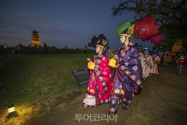 '2022 익산 문화재야행(夜行)' 탑돌이 퍼포먼스