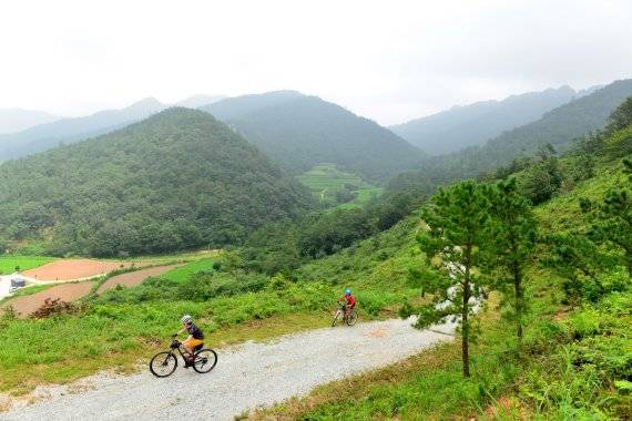 해남땅끝자전거길 11코스 주작산길