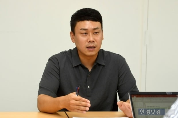 박지민 월용청약연구소 대표가 대구 부동산 시장에 대해 이야기하고 있다. 사진=최혁 기자