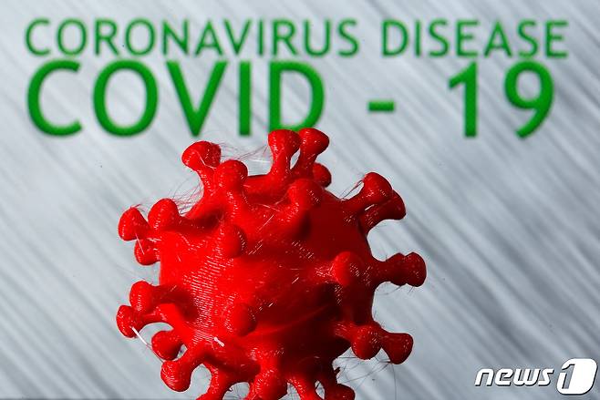 신종 코로나바이러스 감염증(코로나19) 모형도. ⓒ News1