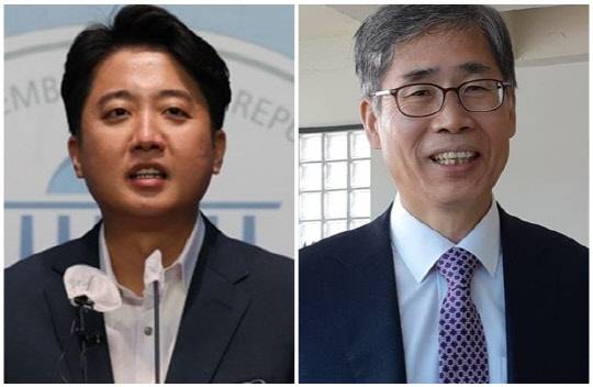 이준석(왼쪽) 국민의힘 대표와 신평 변호사. <신평 SNS, 연합뉴스>