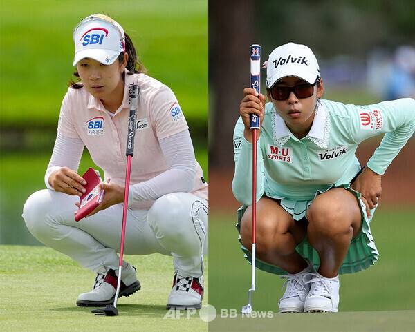 2022년 미국여자프로골프(LPGA) 투어 ISPS 한다 월드 인터내셔널에 출전한 김아림, 이미향 프로. 사진제공=ⓒAFPBBNews = News1