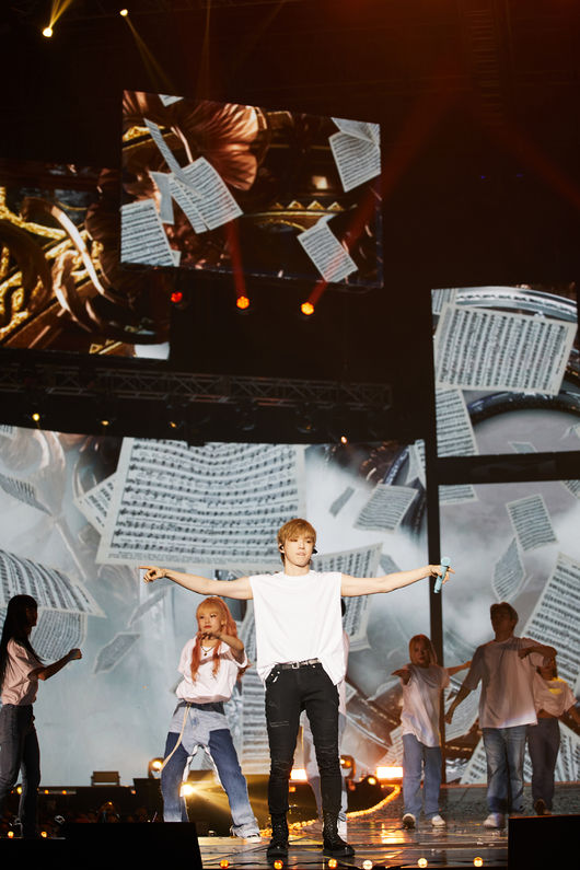 가수 강다니엘 첫 콘서트 현장. 커넥트엔터테인먼트 제공