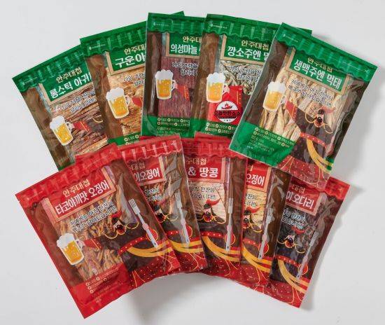 롯데마트의 안주대첩 10종.