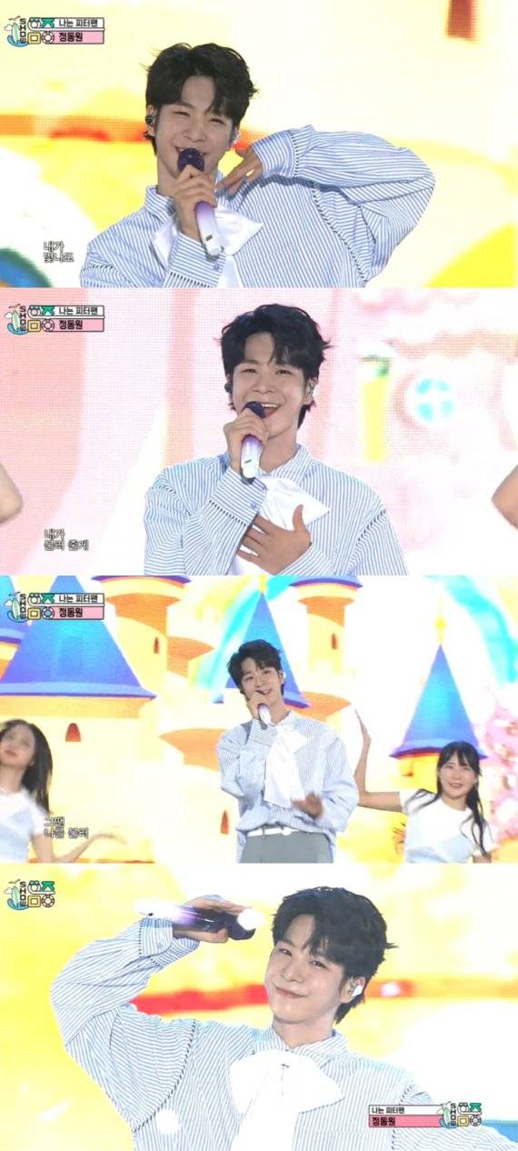 정동원 음악중심 출연 /사진=MBC