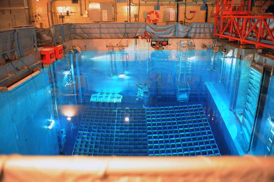 A spent fuel pool for temporary storage at Hanul nuclear plant in Uljin, North Gyeongsang [KOREA RADIOACTIVE WASTE AGENCY]