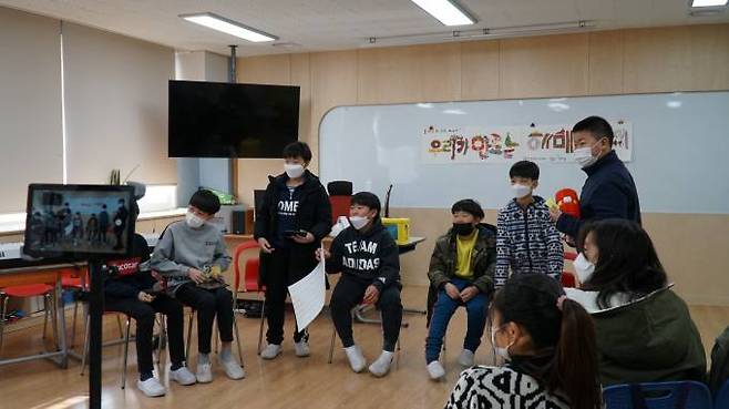 포항 흥해서부초의 작은학교자유학제 모습(경북교육청 제공) 2022.08.15.