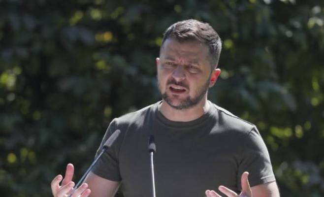 볼로디미르 젤렌스키 우크라이나 대통령.&nbsp; &nbsp;연합뉴스