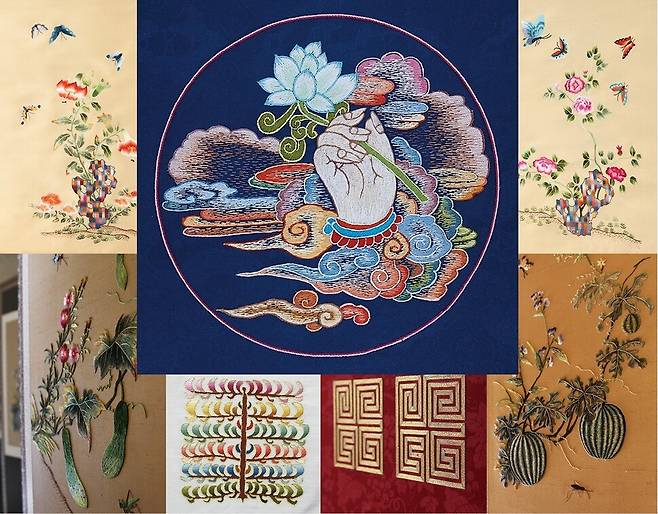 전남 구례 지리산 화엄사 화엄사성보박물관에서 열리고 있는 화엄사색전 전시품들. 화엄사 제공