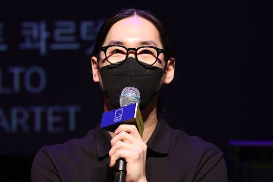 Double bassist Sung Min-je [YONHAP]