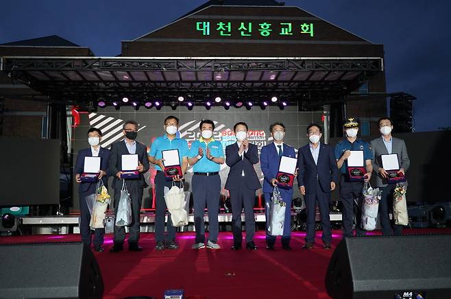 [홍성=뉴시스] 2022보령해양머드박람회 폐막식 모습.  *재판매 및 DB 금지