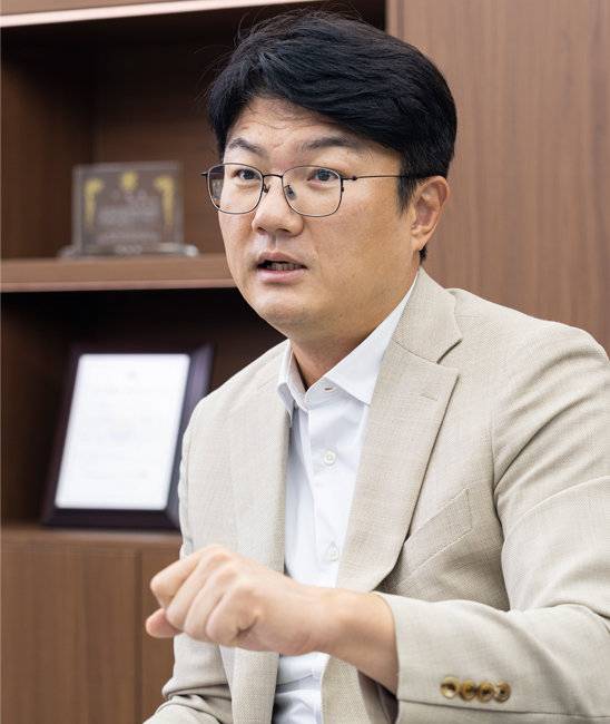 라임자산운용 사건 등 금융범죄 피해자 구제를 맡아온 김정철 법무법인 우리 대표변호사. [홍태식 객원기자]