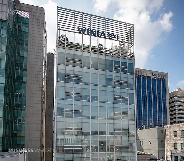 서울시 강남구 역삼동에 위치한 박영우 회장 일가 소유의 대유타워. &nbsp;가전 핵심 계열사 위니아, 위니아전자 일부 관리조직들이 입주해있다. /사진=이명근 기자 qwe123@