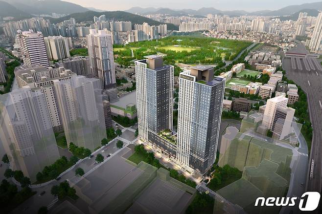 부산진구 푸르지오 조감도(대우건설 제공)