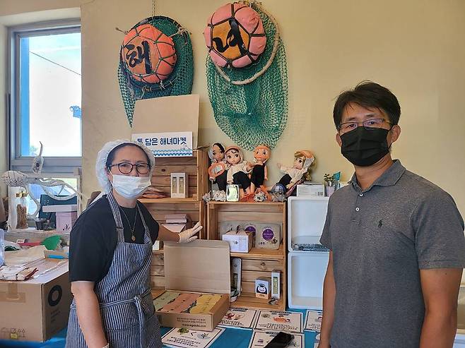 김수정 만제별주부전 대표(왼쪽)와 김영선 바다드림 대표. 출처 = IT동아