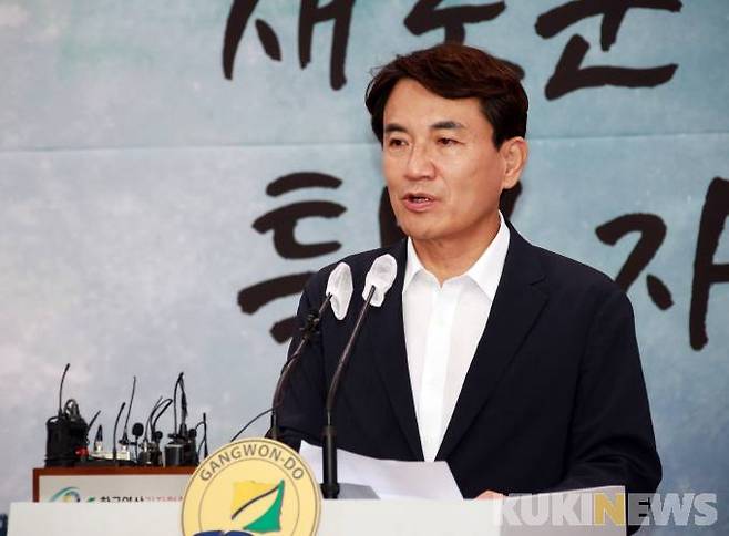 김진태 강원도지사.