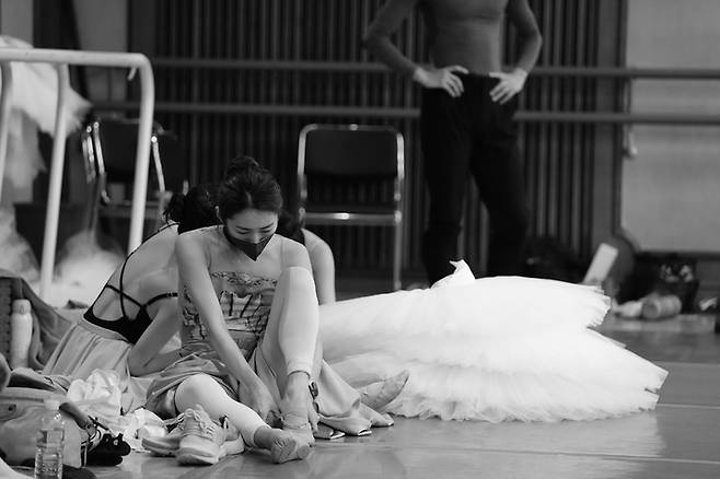 '더 발레리나' 리허설 장면. (사진=유니버설발레단 제공) photo@newsis.com *재판매 및 DB 금지