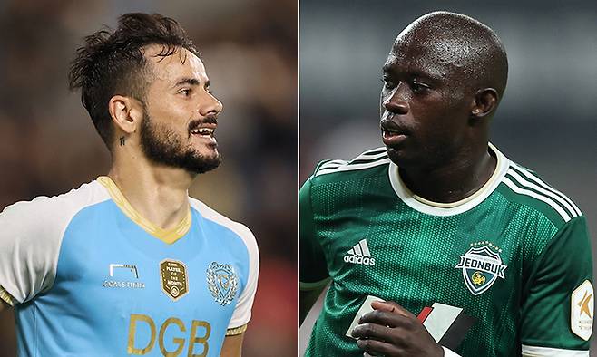 세징야(왼쪽), 바로우