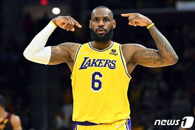 르브론 제임스. ⓒ AFP=뉴스1