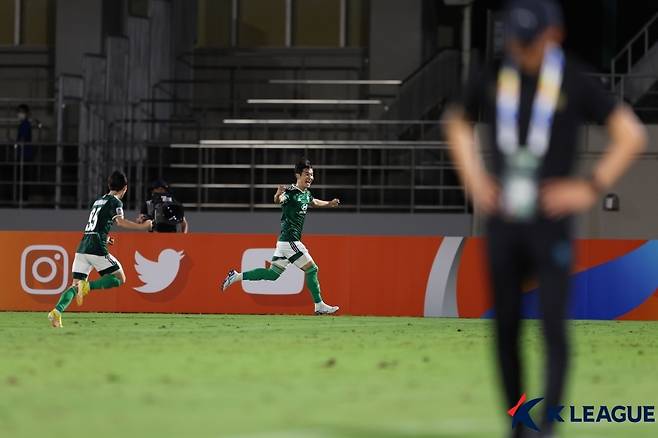 전북 김진규가 결승골을 넣었다.(한국프로축구연맹 제공)