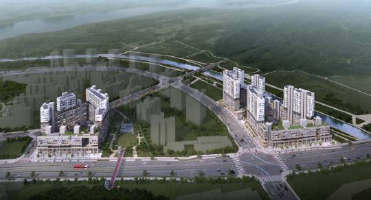 세종 4-1 리슈빌 디어반 H1·H2 통합조감도. 사진=계룡건설 제공