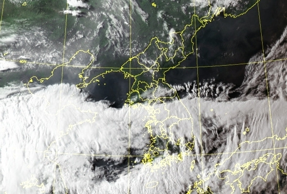 오마이스 태풍 천리안 위성 영상. 기상청 제공