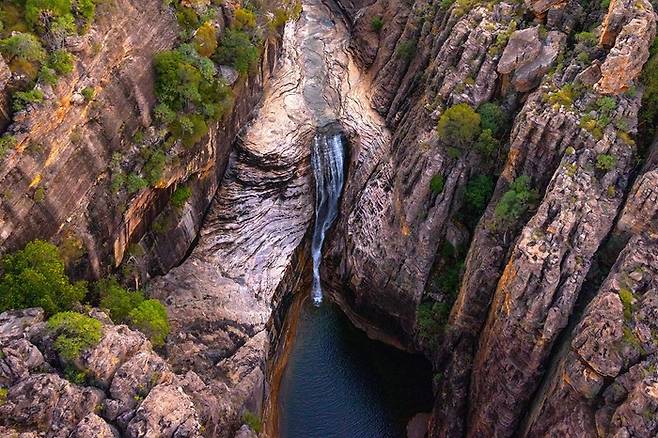 짐짐 폭포, 카카두 국립공원, 노던 테리토리 . 사진제공|노던 테리토리주 관광청.
