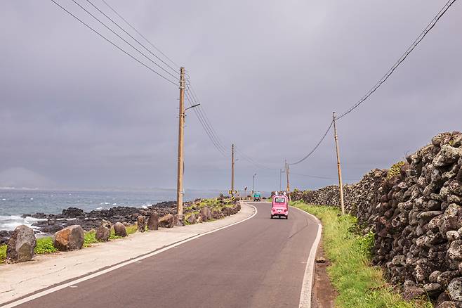 제주 전기차로 우도를 일주할 수 있다.  사진제공|최갑수