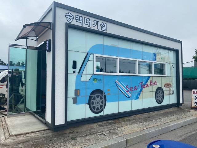 ▲ 올해 8월 첫선을 보인 강릉시티버스 승객대기실.
