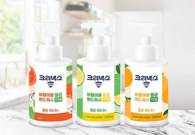 &nbsp;크리넥스 버블버블 키친용 3종. 유한킴벌리