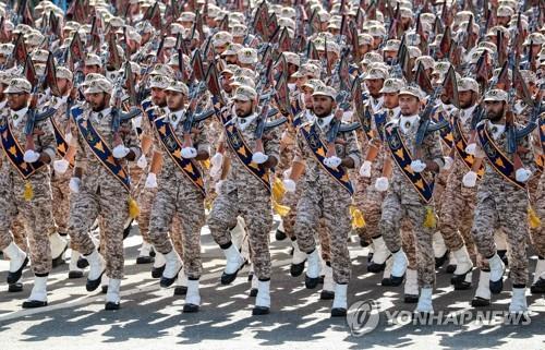 이란 혁명수비대 [AFP 연합뉴스 자료사진. 재판매 및 DB 금지]