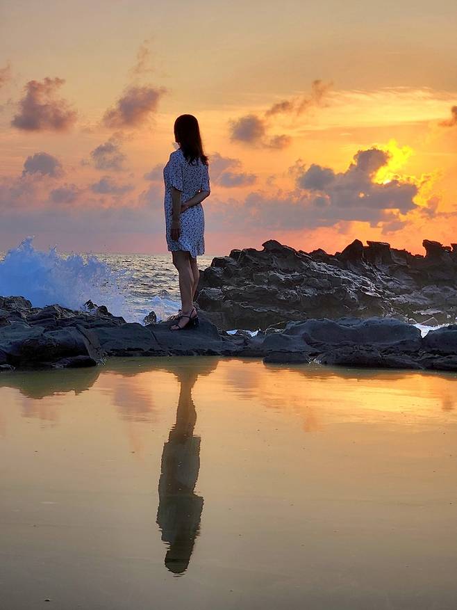 작은 도구리 노을