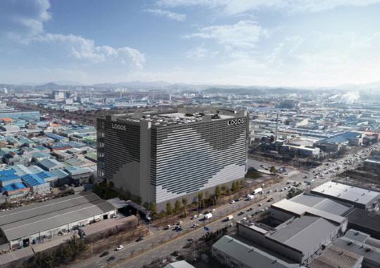 로고스 시흥 물류센터 전경. 로고스프로퍼티 제공.