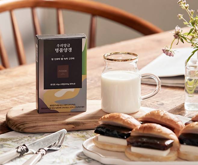 NS홈쇼핑 엔쿡 더프리미엄 우리앙금명품양갱 출시