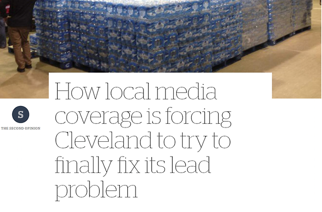 ▲ 플레인딜러가 납 중독을 어떻게 해결했는지 조명하는 기사. 사진=콜롬비아 저널리즘 리뷰